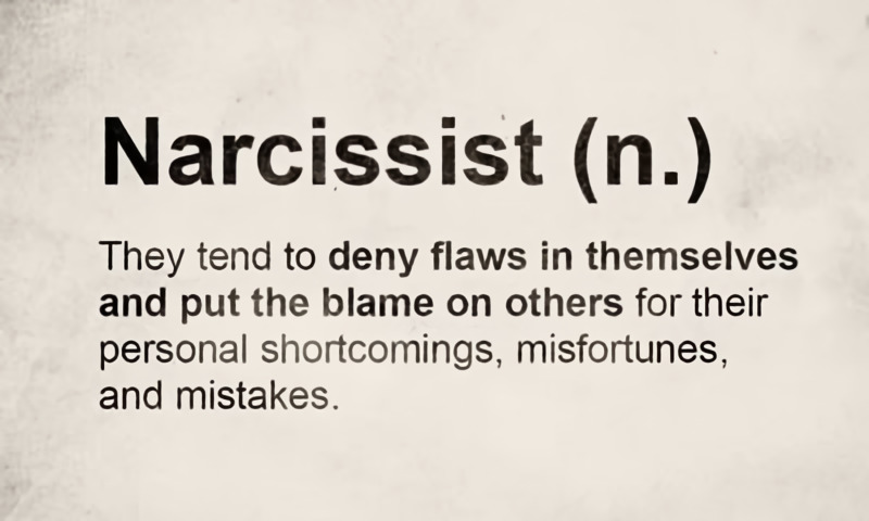 definition of narcissist