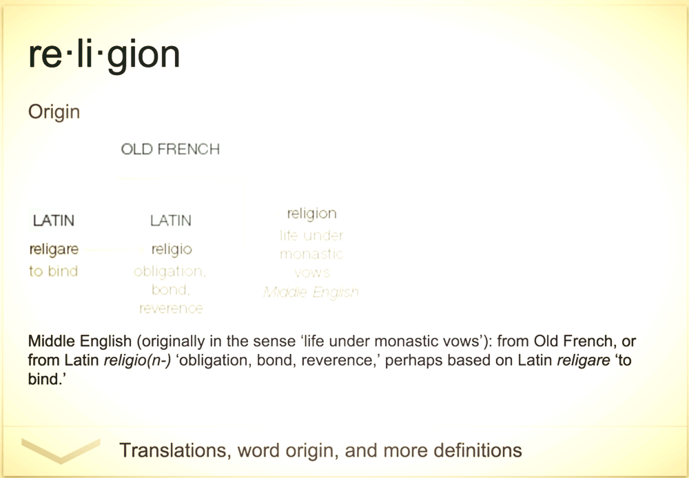 definition of religion