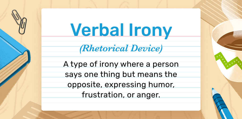 verbal irony definition