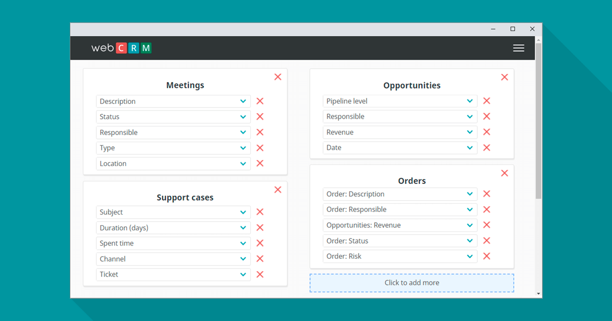 webcrm software